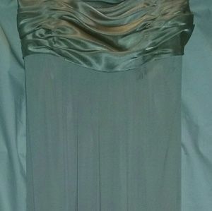 David Bridal Strapless Champagne Evening Gown Sz16